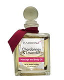 Chardonnay Wine and Lavender  Massage & Body Oil  x 5 oz| Vino Chardonnay y Lavanda Aceite para masajes & cuerpo x 5 Oz