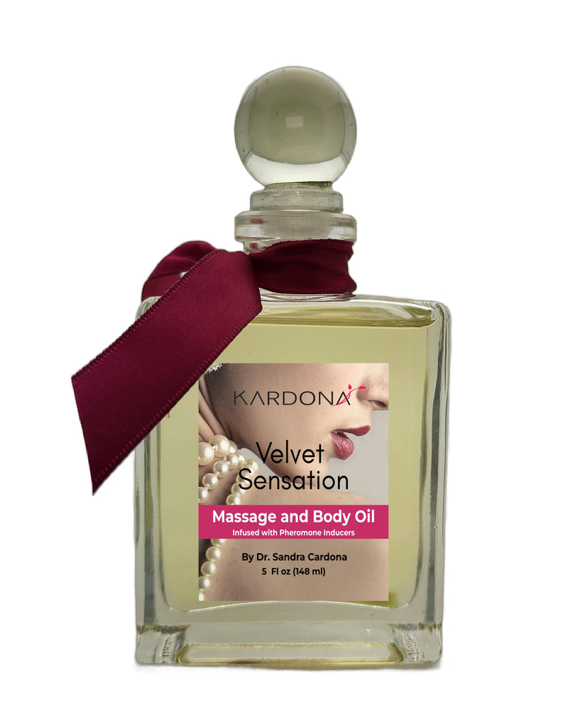 Velvet Sensation Massage & Body Oil. 5 Fl Oz | Velvet Sensation Aceite para masajes & cuerpo. 5 FlOz