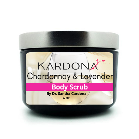 Chardonnay and Lavender Body Scrub| Scrub corporal de vino chardonnay y lavanda